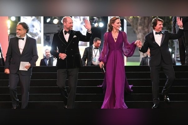 Tom Cruise calls William and Kate 'amazing' and 'charismatic' after they join him at 'Digger' premiere