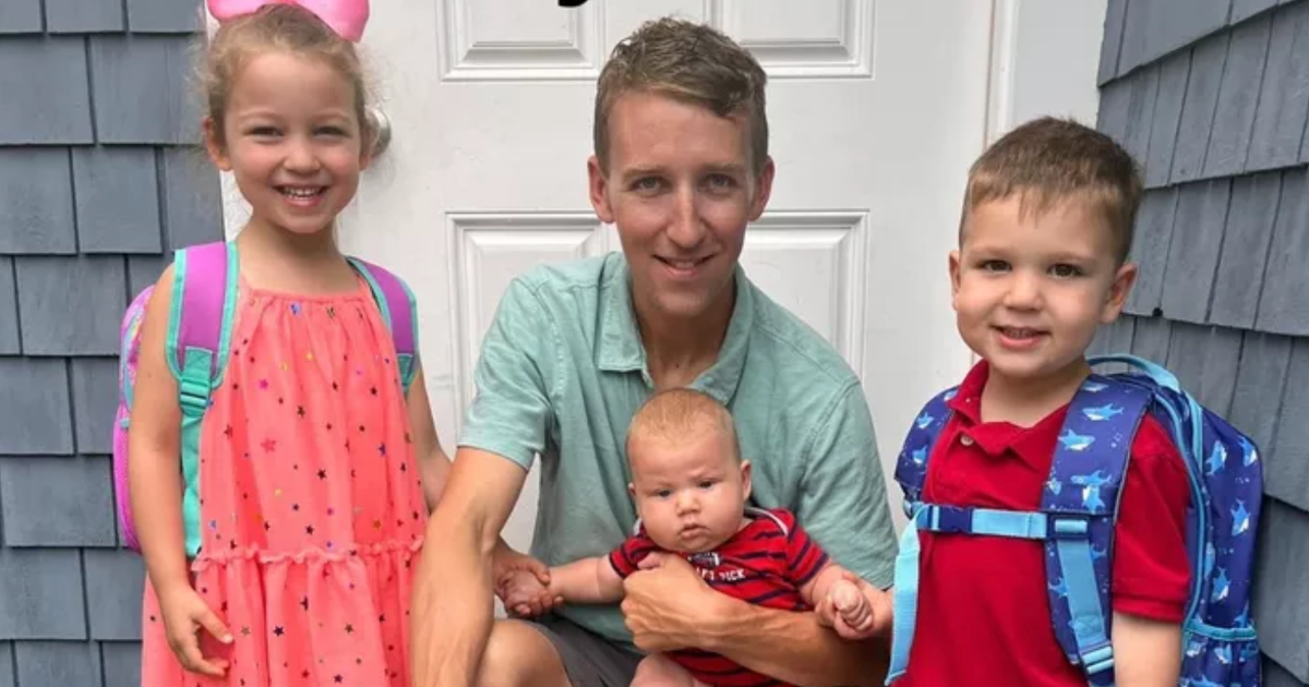 Patrick Clancy with his children Cora, Dawson and baby Callan. He has revealed that Callan survived four days after Lindsay Clancy strangled all three, dying in Patrick Clancy's arms.
