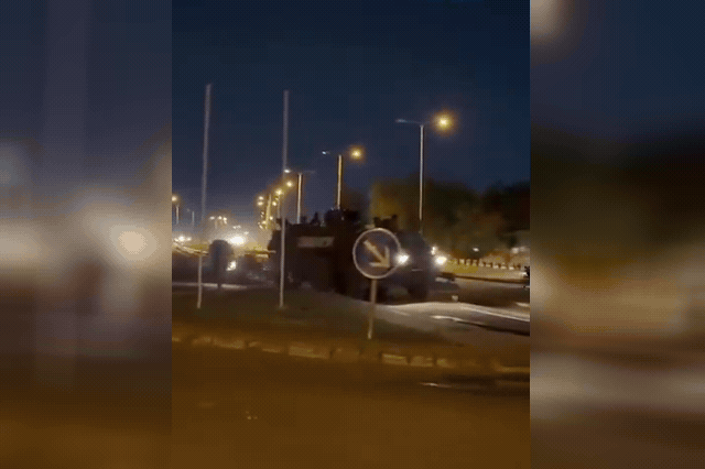 Armoured vehicles were deployed near the airport as security forces worked to repel the assault and restore order across Niamey.