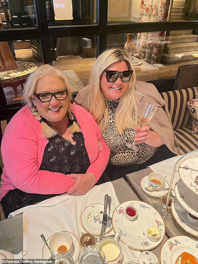 Gemma Collins and her mother Joan, who died on 29 July — the day before Collins was due to marry fiancé Rami Hawash — after being admitted to hospital with pneumonia.
