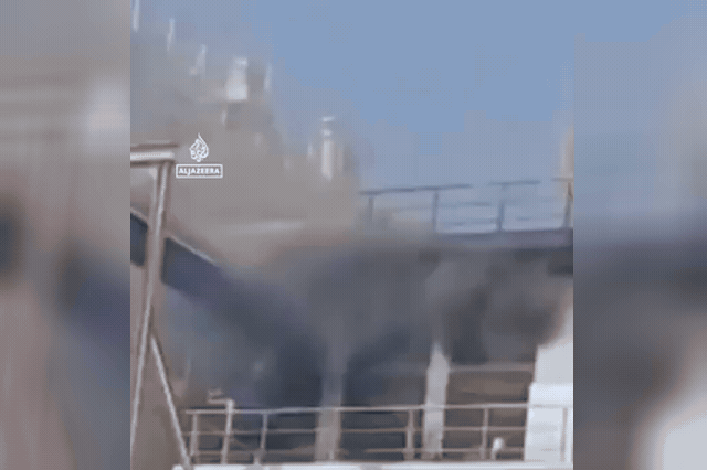 Iran says at least three oil tankers, including a supertanker, struck mines and caught fire in the Strait of Hormuz