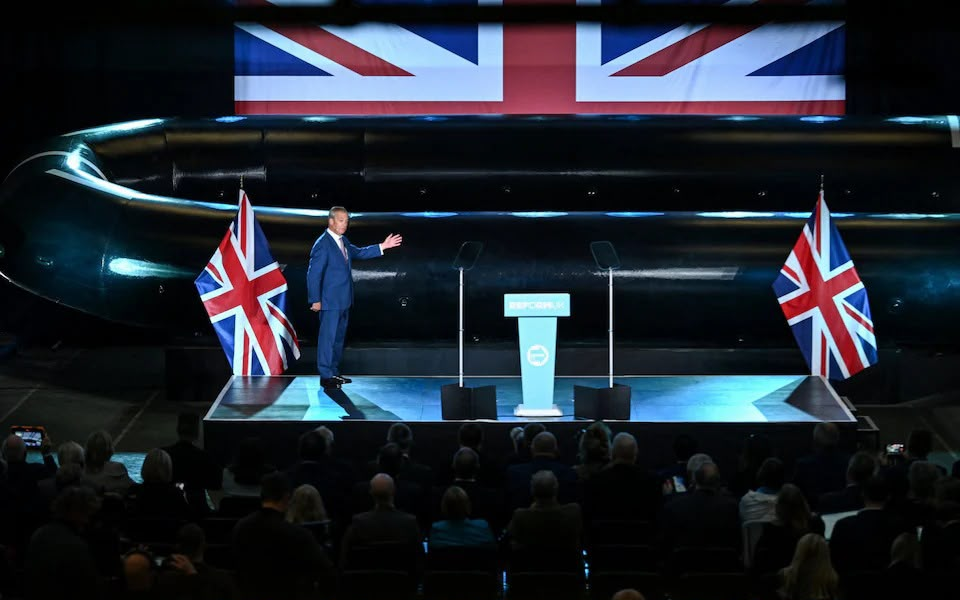 Farage pledges Armed Forces reservists will pay no tax on their earnings under Reform to tackle 'massive' recruitment problem