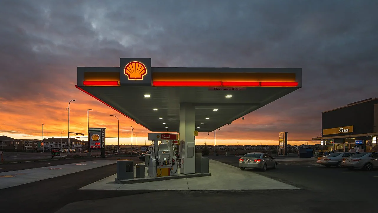 A Shell service station like those whose soaring profits CEO Wael Sawan credited to "relentless operational performance" amid nine months of US-Israeli conflict disrupting global energy supplies.