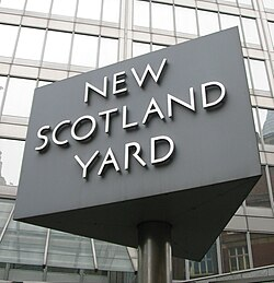 New Scotland Yard, headquarters of the Metropolitan Police. Sergeant Sadiq Al-Hasani, 37, has been charged with perverting justice after allegedly approaching a junior officer to discourage them from giving a statement…
