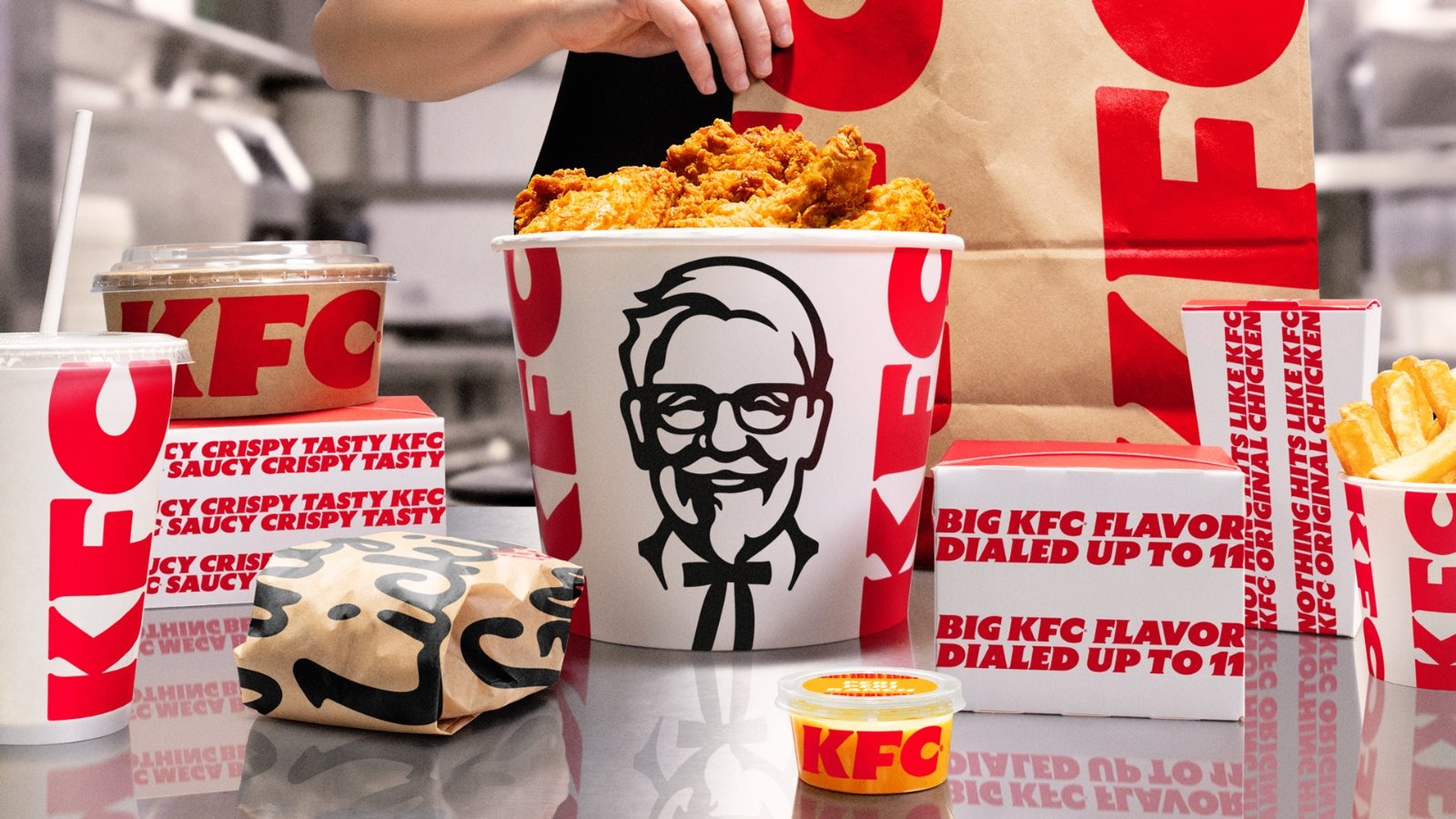 KFC sent the family merchandise and vouchers after baby Cody was born in one of its car parks, with hospital midwives celebrating by ordering KFC that evening.