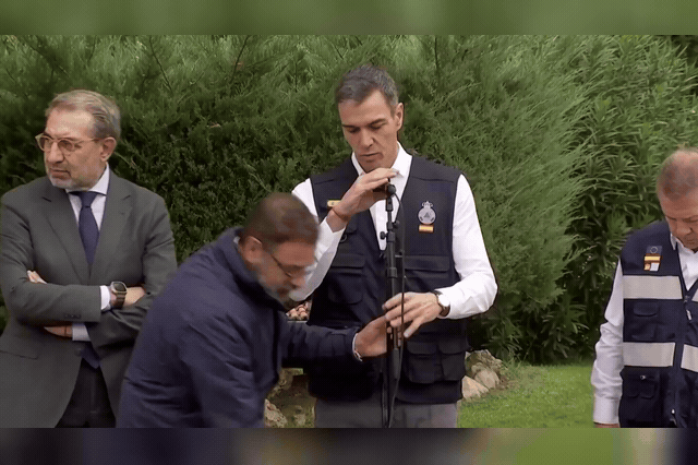 Pedro Sánchez, whose government's preliminary AITAT report found the Renfe train was travelling at between 99 mph and 124 mph before striking the stationary Iryo service.