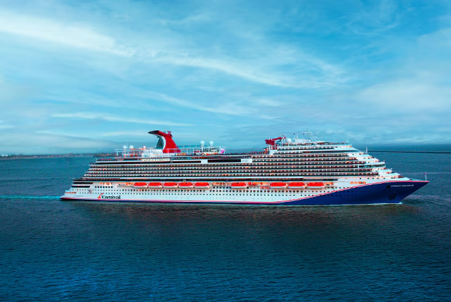 The Carnival Panorama, the cruise ship from which a 56-year-old man jumped overboard in the Pacific on Saturday, triggering a multinational search off Baja California.
