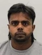 Deepak Sandhu, who travelled from Southampton to London carrying a knife on 9 December 2025, in a Metropolitan Police custody photograph.