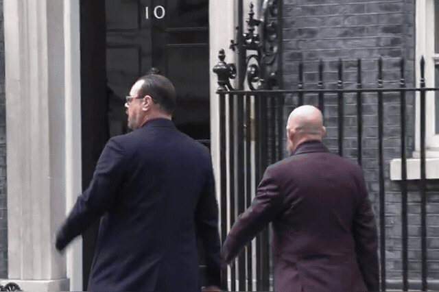 Danny Dyer delivered a petition carrying close to 350,000 signatures demanding water nationalisation to Downing Street on Wednesday.