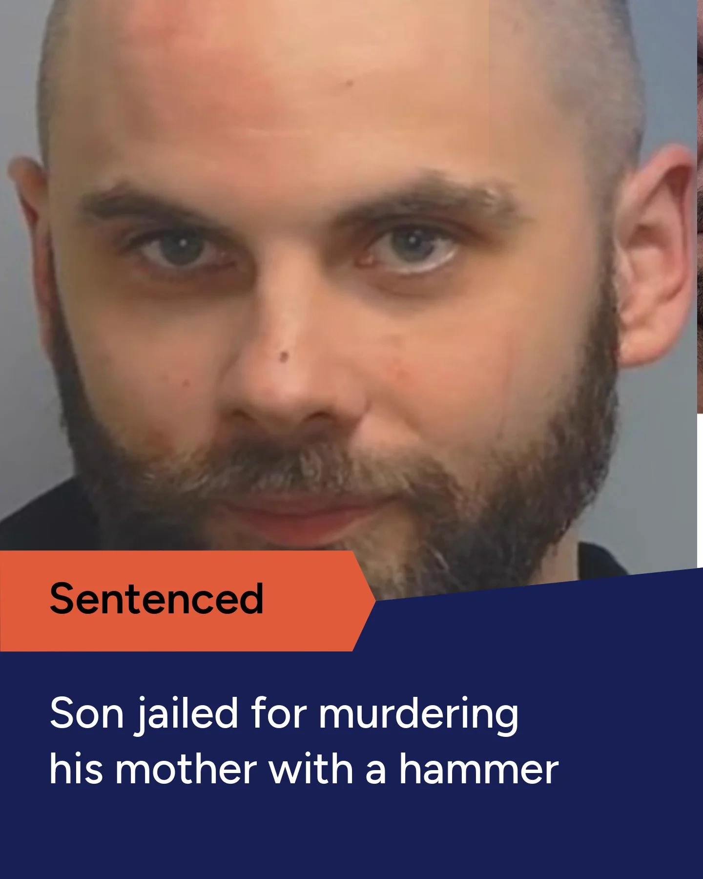 Son who heard voices ordering him to kill beats bed-bound mother to death with a hammer and is jailed for life