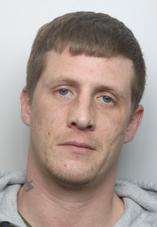 Jack Moore, convicted on all 10 counts and placed on the Sex Offenders' Register for life, in a Northamptonshire Police custody photograph.