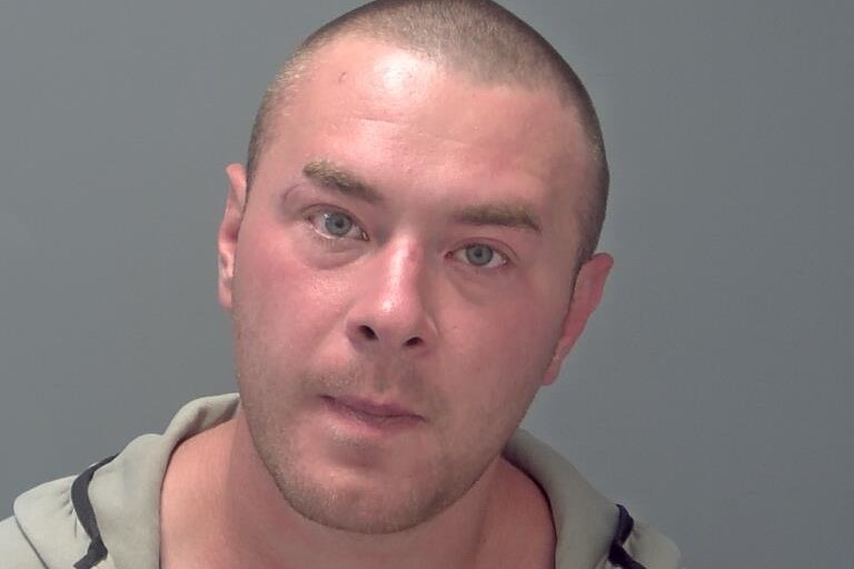 Xander Butler strangled and punched two female officers who responded to a call at a Suffolk hotel, leaving them fearing for their lives.