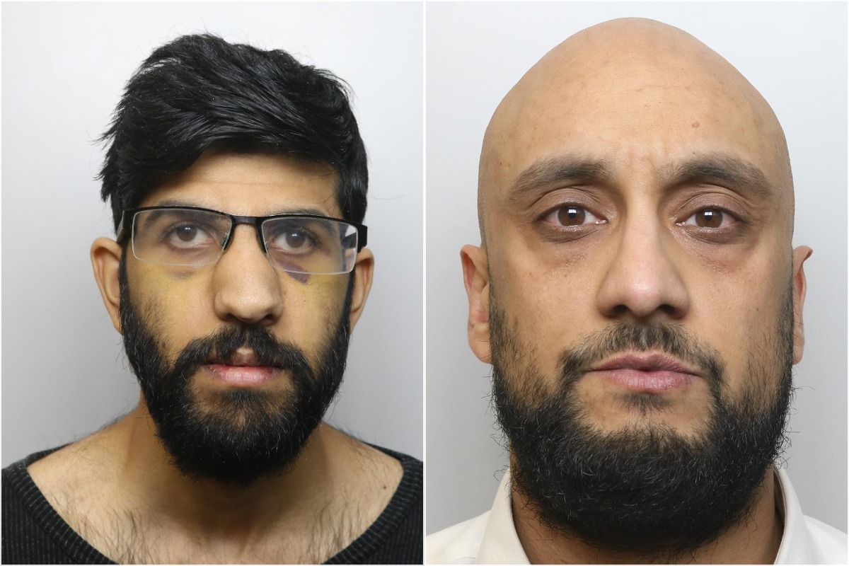 Hardeep Bhachu (left) and Jasskamal Riyat, who was banned from driving for six years after a judge told him: "A road is not a racetrack.