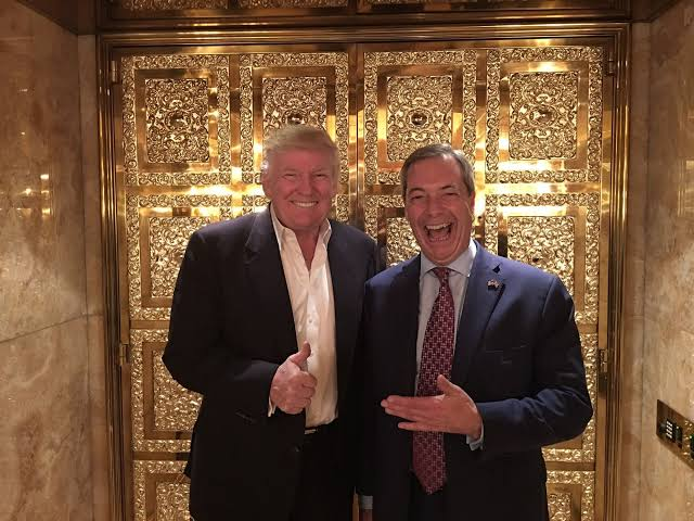 Nigel Farage and Donald Trump. The Reform UK leader has vowed to "hijack" Trump's ICE adviser Tom Homan and bring him to Britain, calling on Europe to take a "more sensible view" of the US administration.