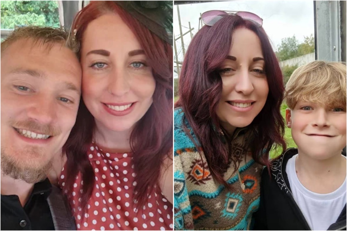 Nathan Gregory, who described wife Leanne Gregory as "a hero in life and in death," said he screamed for help as she fought through waves to keep their youngest son above water.