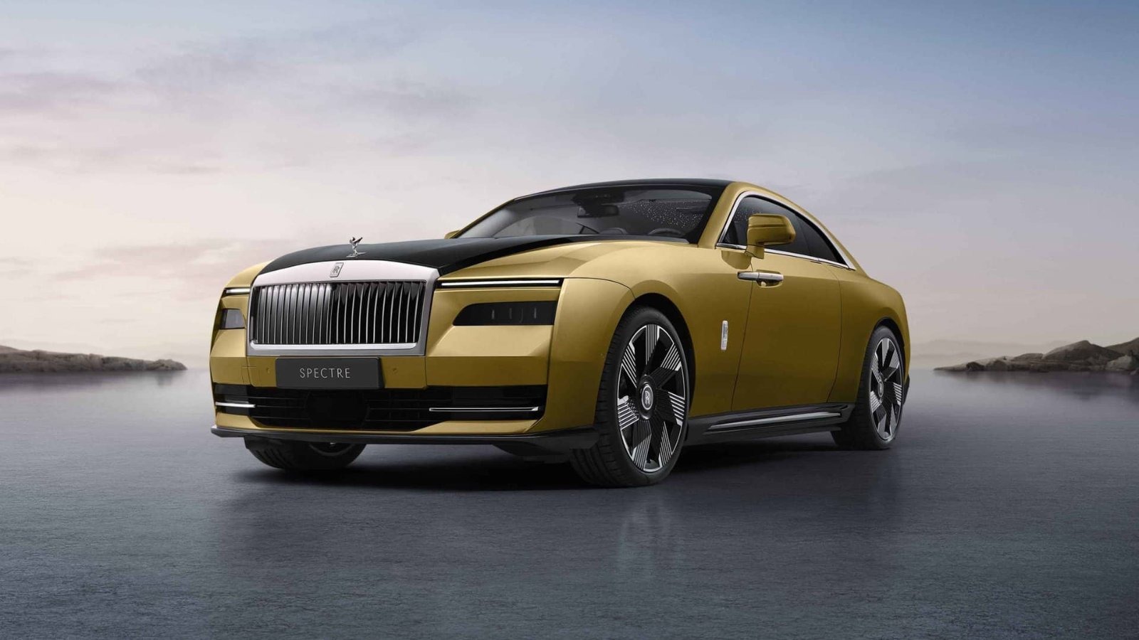 A Rolls-Royce Spectre like the one Mohamed Salah was banned from driving for six months after failing to identify who was behind the wheel.