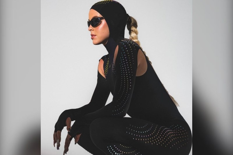 Keely Hodgkinson models the new Nike speed suit she has described as 'sexy', with one design feature she calls non-negotiable.