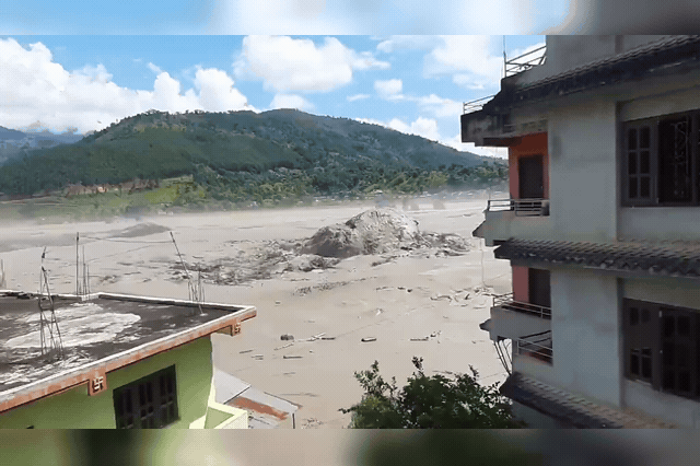 Glacial collapse caused Nepal flash flood that has left more than 1,500 missing and 469 dead