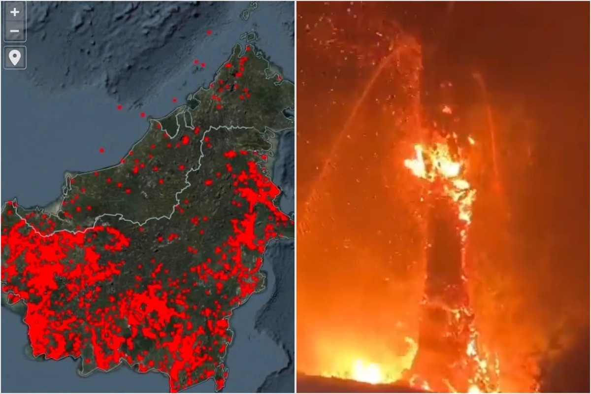 Wildfire haze choking Kalimantan and spreading into Malaysia, as President Prabowo Subianto declared the crisis a "top priority" after haze triggered pollution emergencies across the region.