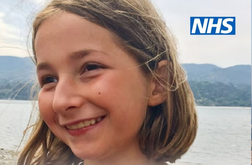 Martha Mills, whose death from sepsis in 2021 aged 13 prompted years of campaigning by her parents, with NHS England now extending Martha's Rule to every A&E in England by March 2028.