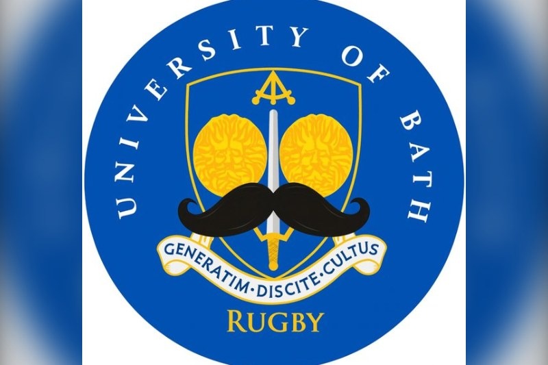 The University of Bath rugby club badge, whose members' union denied organising any spiking activity as the university launches an independent investigation into alleged plans to drug female freshers.