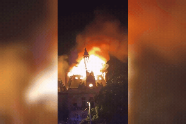 Rioters torched the historic Limoges town hall as Interior Minister Laurent Nuñez admitted authorities had failed to gauge the scale of the unrest and that some cities slipped out of police control.