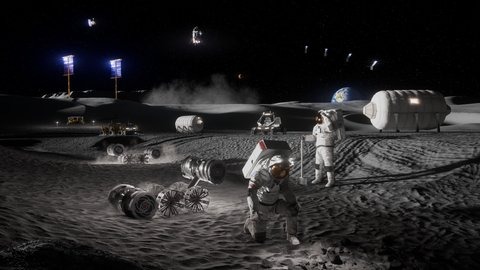 Nasa chief says the agency is 'giving a lot of thought' to meteor strikes that could hit its planned Moon base