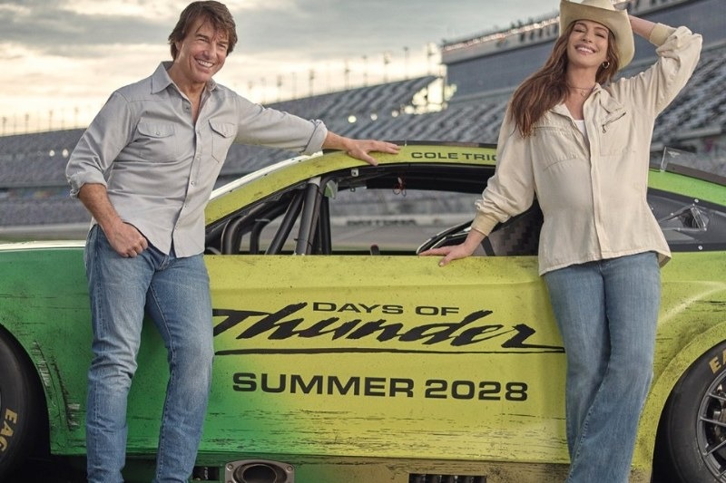 Anne Hathaway and Tom Cruise will reunite on screen with Jonathan Levine directing and Jerry Bruckheimer producing the NASCAR sequel, due in cinemas June 2028.