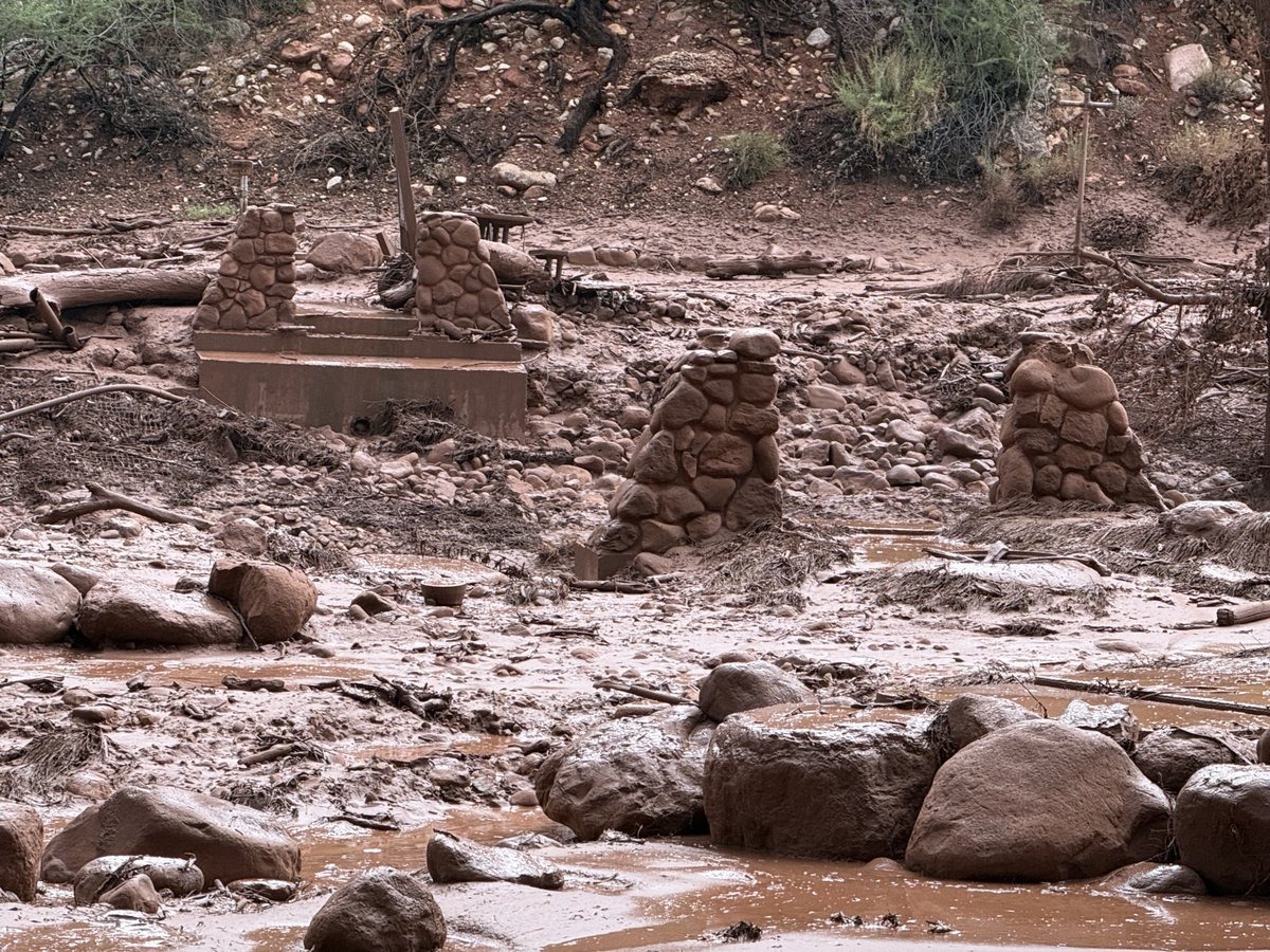 A quarter to three-quarters of an inch of rain fell in just 30 minutes on Saturday, triggering the Bright Angel Creek Basin flooding that stranded the evacuated hikers.