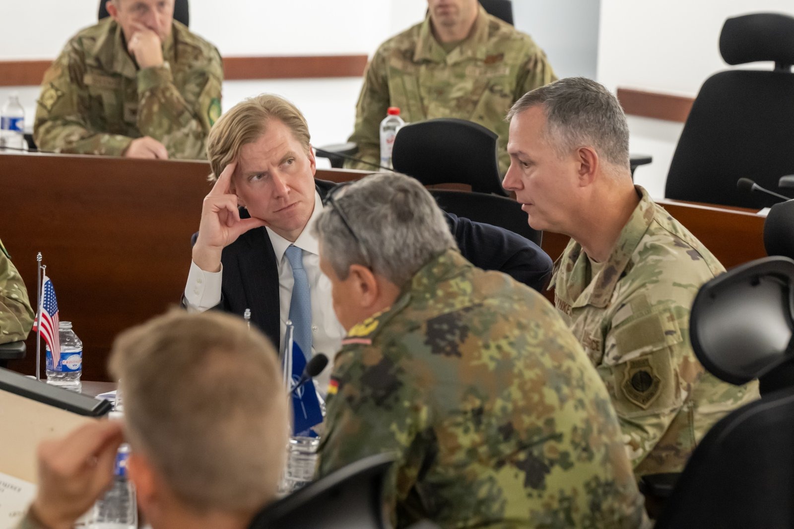 Elbridge Colby addressed NATO's North Atlantic Council as the Pentagon pushes European allies to take greater responsibility for their own defence.