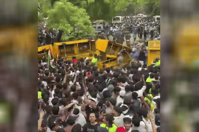 India's 'Cockroach' movement leaders Ashutosh Ranka and Saurav Das are jailed for five days after scaling protest barricades in New Delhi