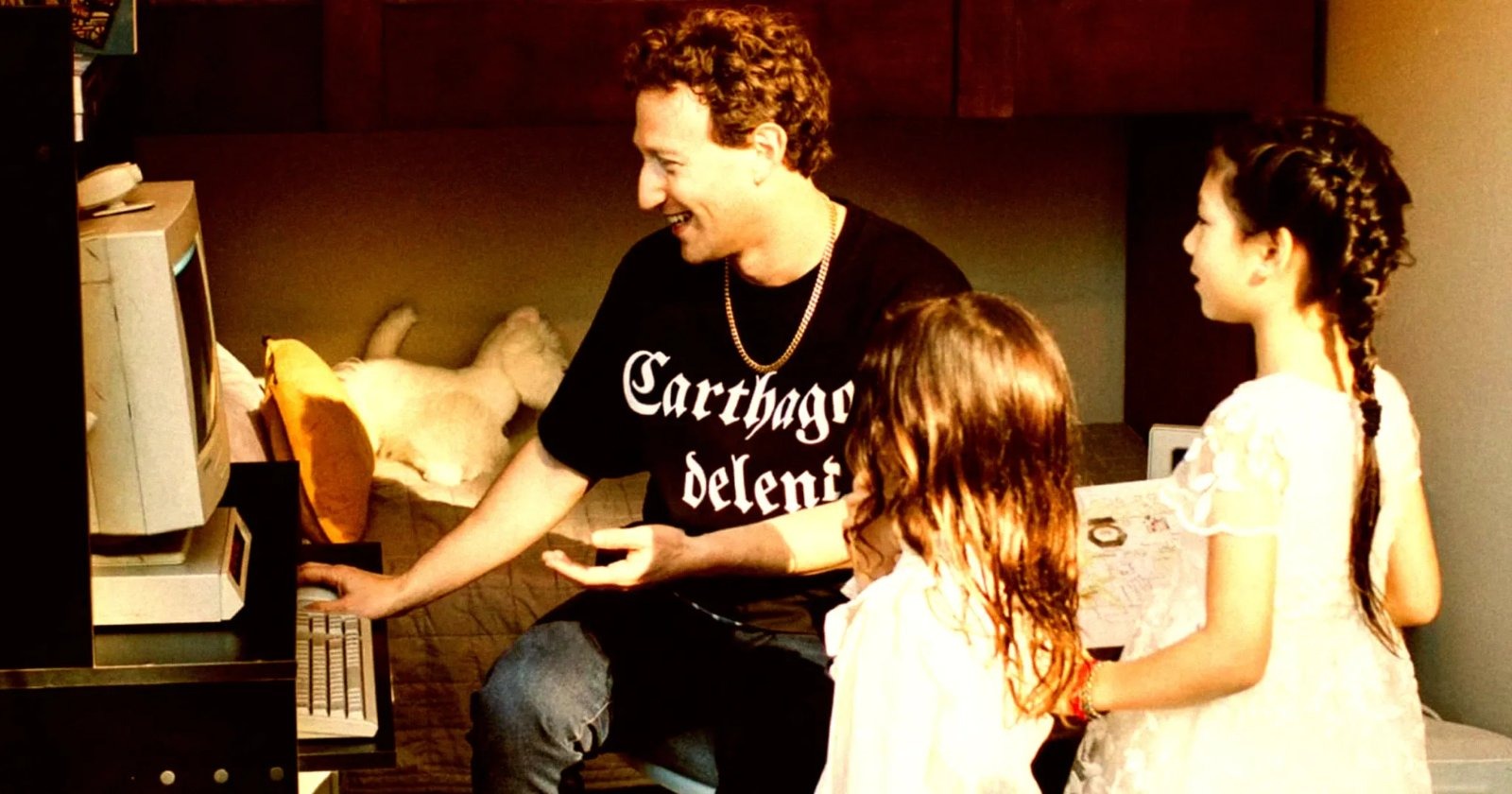 Mark Zuckerberg and his children. Chan told a Colossus profile that Maxima spent 2024 writing a 40-page AI-assisted novel about "mermaid crystals.