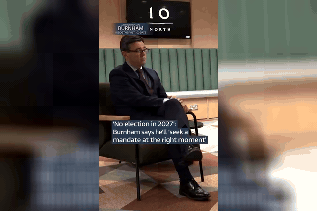 Prime Minister Andy Burnham speaking to ITV News, with NatWest chief executive Paul Thwaite among those criticising Chancellor John Healey for lacking ambition on growth.