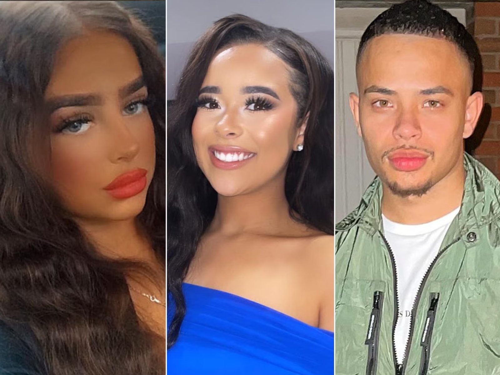 Eve Smith, Darcy Ross and Rafel Jeanne, who died when their car — which mechanic Neil Lewis fraudulently passed through its MOT — veered off the M4 near Cardiff.