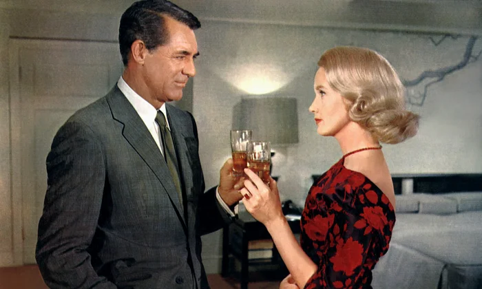 Eva Marie Saint and Cary Grant in 'North by Northwest'; a 1949 'Life' magazine profile of the then-struggling actress predicted her name would someday become a household word.