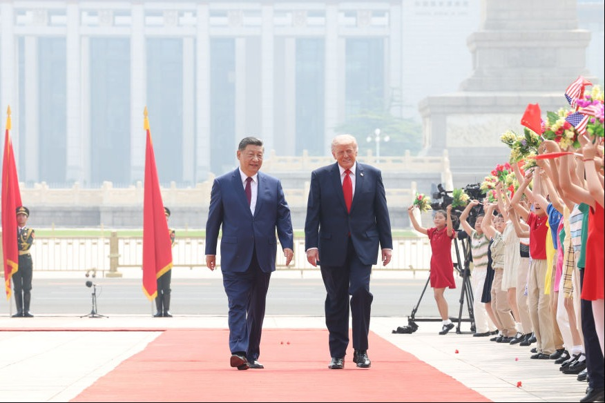Donald Trump and Xi Jinping. Taiwan's $14 billion US arms package remains frozen as Trump pursues a broader deal with Beijing, deepening diplomatic confusion.