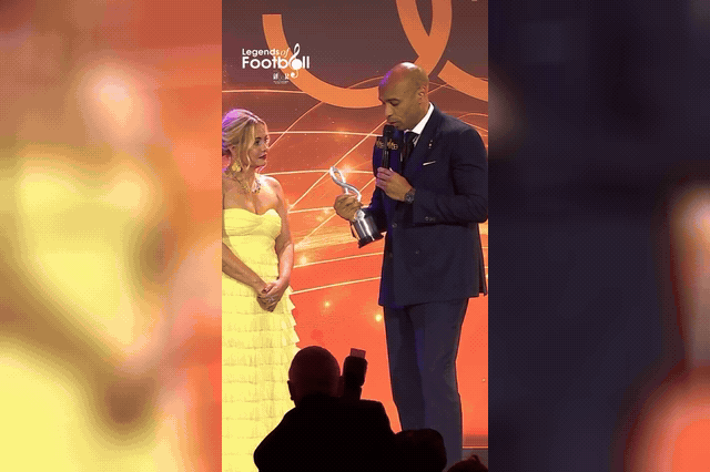 Thierry Henry, who co-hosted Monday's Ballon d'Or ceremony at the London Palladium, insists a Socrates pronunciation gag with Kate Scott was scripted and urges critics to "relax.