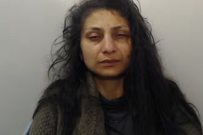Barbara Osmanovic, 40, in a police custody photograph. She has 29 offences across 13 convictions, including stealing the purse of a wheelchair-bound woman.