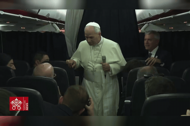 Pope Leo XIV speaks to reporters on his return flight from France. The American pope has directly contradicted President Trump, insisting AI safety fears "should be taken seriously" and urging world leaders to prevent…