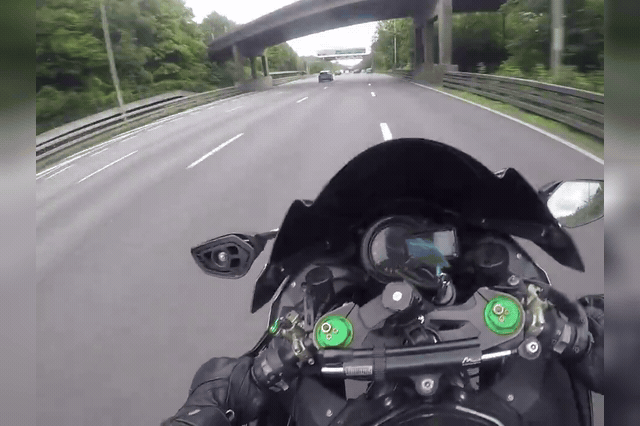Belechguer goaded officers into a chase on the A20 Ashford Road before police abandoned the pursuit as too dangerous, with his Kawasaki ultimately forfeited by court order.
