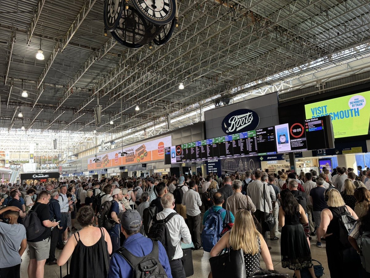 Waterloo commuters face 90-minute delays and rush-hour overcrowding after a 'police incident' shuts all lines near Woking