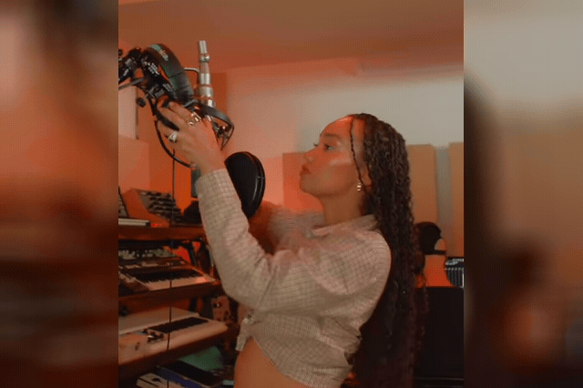 Leigh-Anne Pinnock unveils 'Big Mix' vinyl from the BBC after her Celebrity Traitors dance lesson with Miranda Hart
