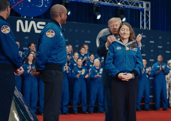 Trump signs an executive order as the US publicly acknowledges for the first time that it has deployed operational weapons already active in orbit.