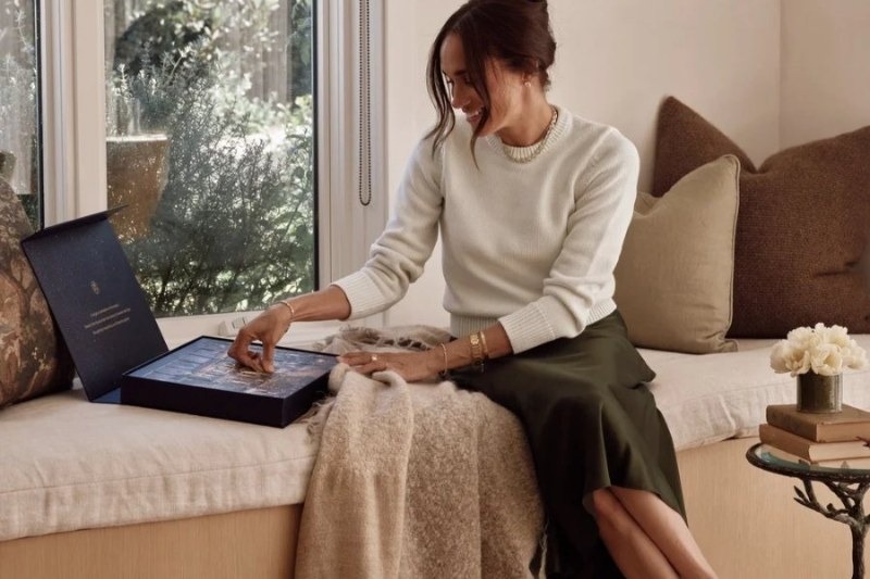 Meghan Markle's As Ever advent calendar box. The Duchess of Sussex announced that Sunday's net proceeds from sales of her As Ever jams and teas would go to the Malala Fund, marking International Day of the Girl.