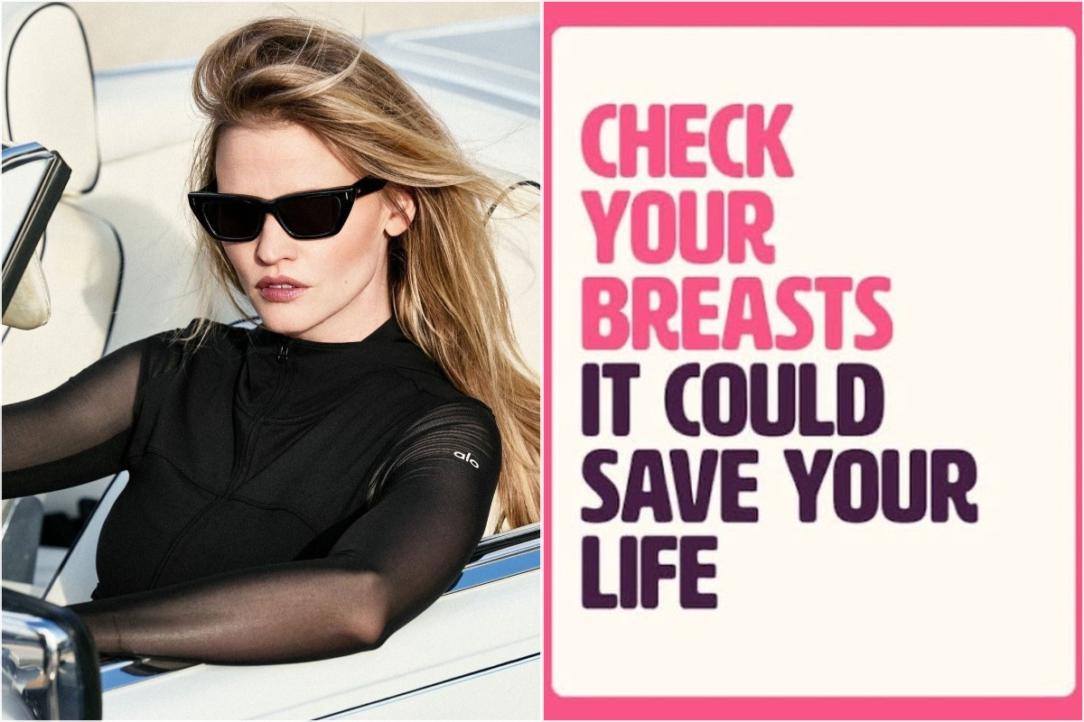 Lara Stone, who has fronted campaigns for Calvin Klein and Versace, announced her breast cancer diagnosis on Saturday, saying she was "so grateful" it had been caught early.