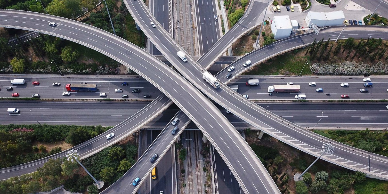 The M6 interchange at Gravelly Hill in Birmingham, where drivers caught inside the closure were released via lane four before the partial reopening.