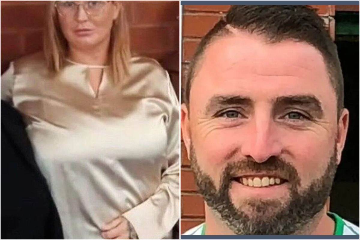 Julie Ann McIlwaine (left) and James Joseph Crossley, her partner, who was on bail accused of assaulting her when she stabbed him up to 10 times as he slept in March 2022.