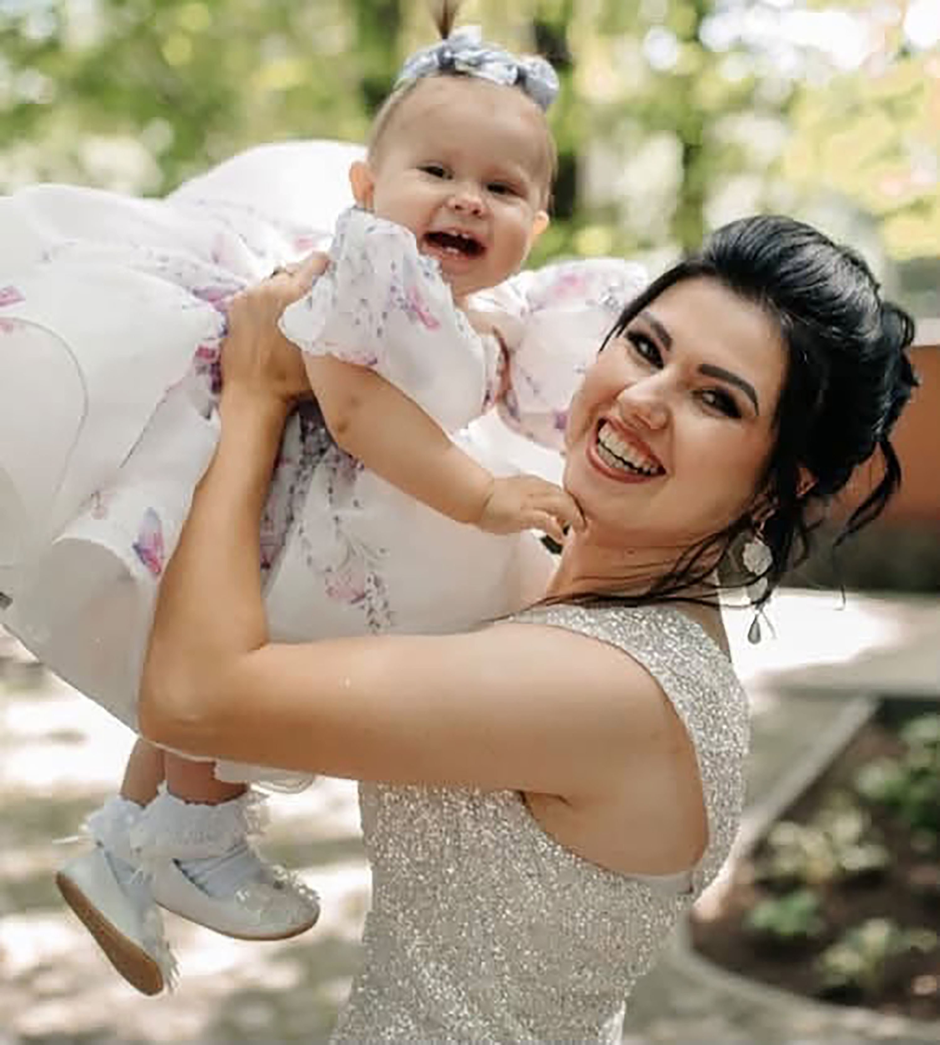 Inna Mariukhna and her baby daughter Angelina were among six civilians killed in a Russian attack on Nova Vodolaha in the Kharkiv region.