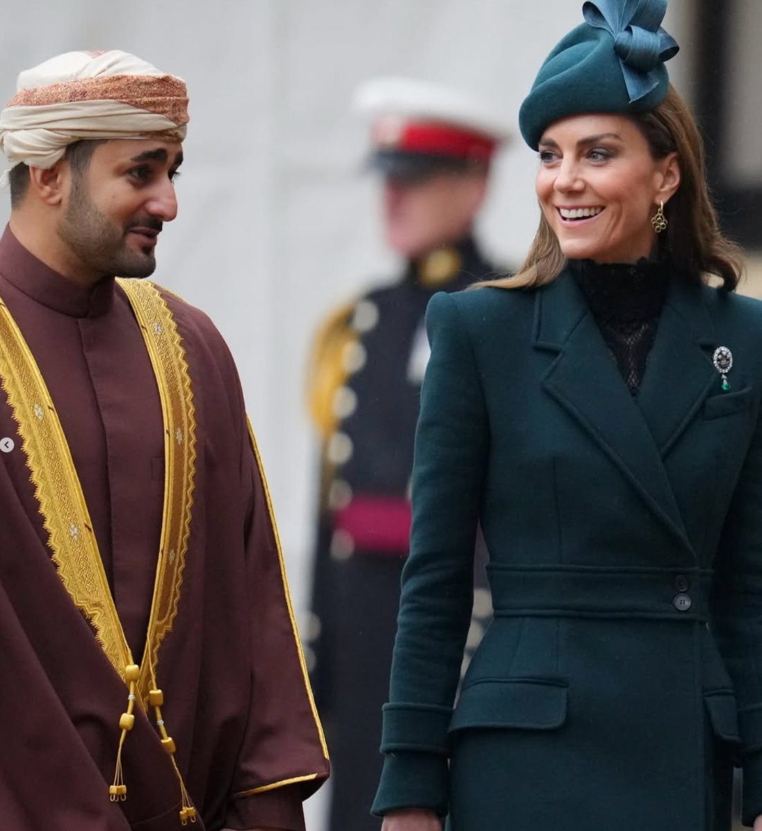 The Prince and Princess of Wales welcome the Sultan of Oman. Prime Minister Andy Burnham is expected to sign a two-way investment deal with Sultan Haitham bin Tarik Al Said at Downing Street today.