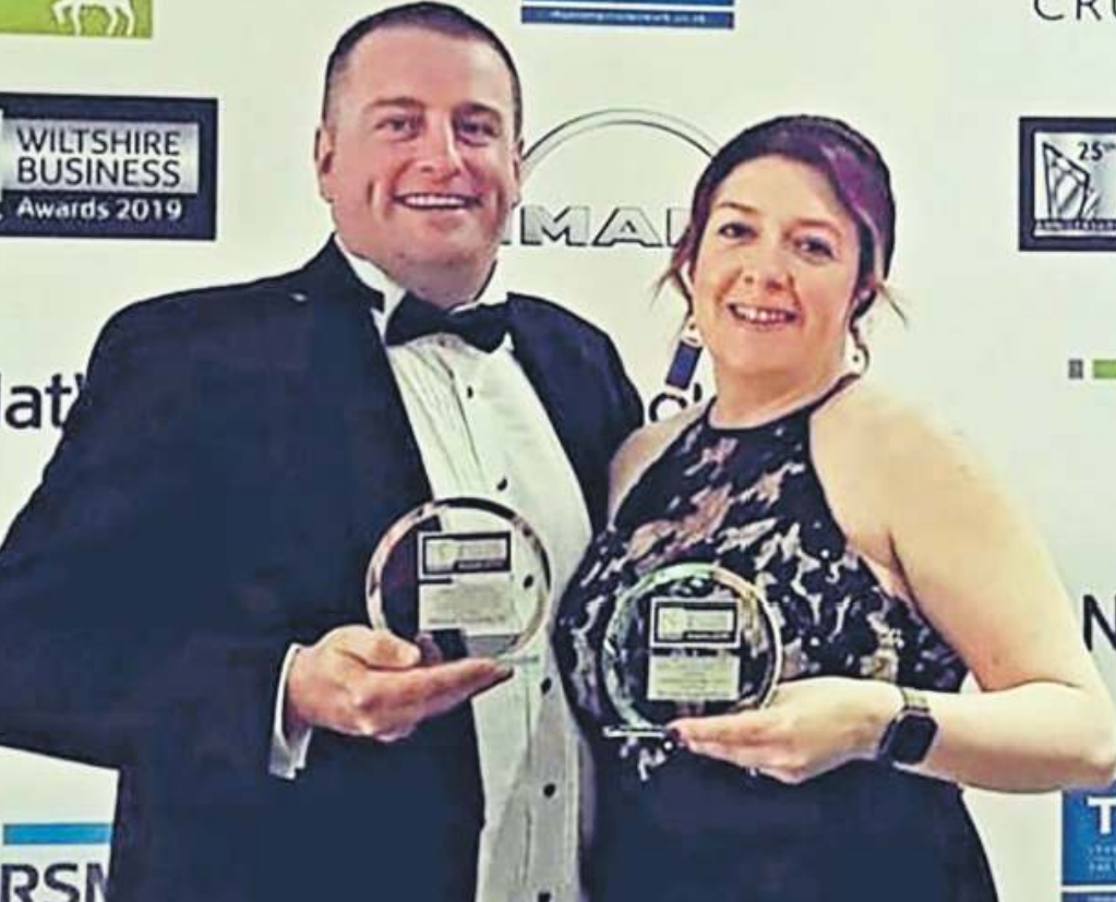 Philip Young with his wife Joanne Young (right). Young, a former Conservative borough councillor from Swindon, secretly drugged Joanne over 13 years so strangers could rape her while she lay blindfolded and restrained.